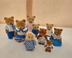 8 Vintage Sylvanian familie beren en 1 hond, Verzamelen, Poppetjes en Figuurtjes, Ophalen of Verzenden