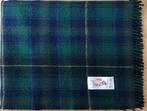 AaBe plaid/deken van zuiver scheerwol | 150 x 235 cm, Groen, Deken of Dekbed, Ophalen of Verzenden, Eenpersoons