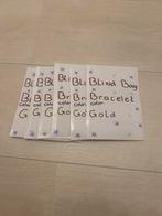 KJewel Blind Bags armbanden/bracelets goudkleurig, Overige materialen, Verzenden, Nieuw, Met bedels of kralen
