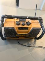 DeWalt DW911 bouwradio met ingebouwde acculader, Audio, Tv en Foto, Radio's, Bouwradio, Gebruikt, Ophalen of Verzenden