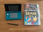 Blauwe Nintendo 3DS met 2 Games, Spelcomputers en Games, Spelcomputers | Nintendo DS, Ophalen of Verzenden, Gebruikt, Blauw, Met games