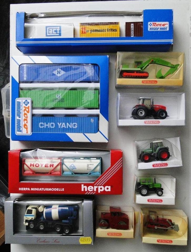 modelauto's HO (1), Hobby en Vrije tijd, Modelauto's | 1:87, Nieuw, Hijskraan, Tractor of Landbouw, Wiking, Ophalen