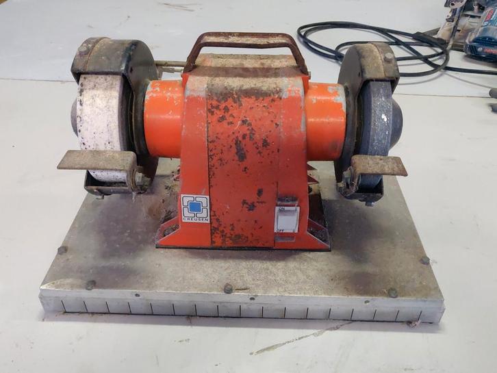 Creusen DS7150TS Werkbankslijpmachine - Onverwoestbaar, Doe-het-zelf en Verbouw, Gereedschap | Slijpmachines, Ophalen of Verzenden