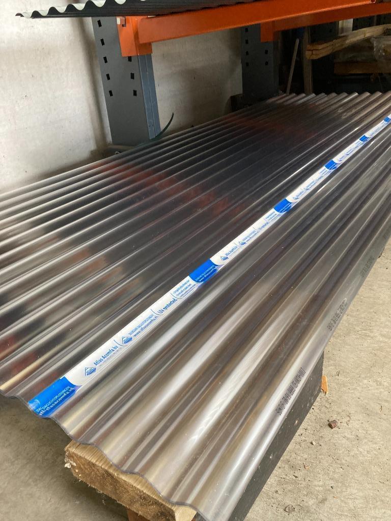 polycarbonaat  platen Dakplaten, Doe-het-zelf en Verbouw, Dakpannen en Dakbedekking, Nieuw, Dakplaat of Dakpanplaat, Kunststof