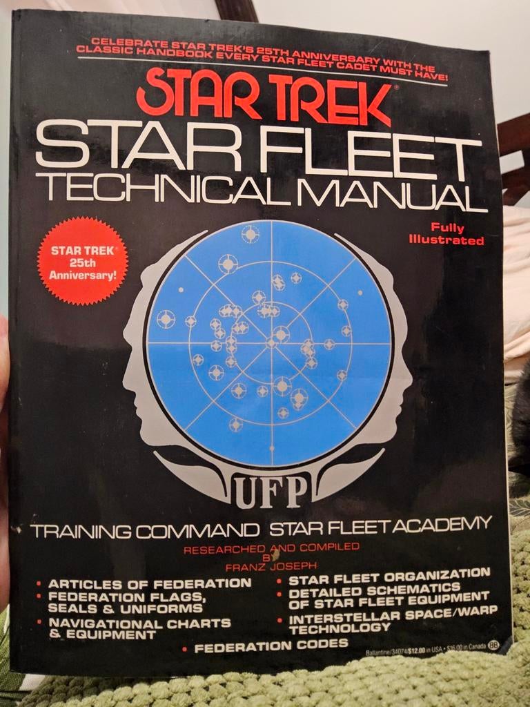 Star Trek Star Fleet Technical Manual, Ophalen of Verzenden, Gelezen, Franz Joseph, Filmspecifiek
