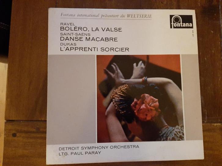 LP Detroit symph. orch. / Ravel: Bolero/La Valse e.a., Cd's en Dvd's, Vinyl | Klassiek, Gebruikt, Classicisme, Orkest of Ballet