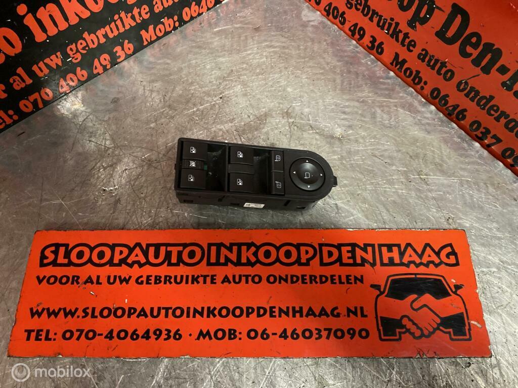 Opel Astra Zafira ('04-'09) Raamschakelaar Links | 13228699, Ophalen of Verzenden, Gebruikt