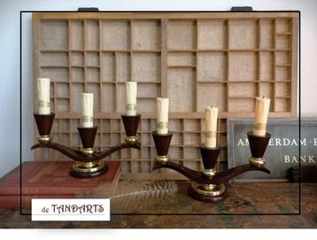 ARTILUX ‘candelabra’ RETRO CHIQUE – set van twee  beschikbaar voor biedingen