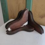 Schapdrager wandplankdrager hout bruin 4 stuks PARTIJ PRIJS, Ophalen of Verzenden, Gebruikt