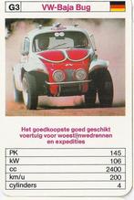 Kw1927 autokaartje vw baja bug, Ophalen of Verzenden, Zo goed als nieuw, Auto's