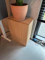 Bijzettafel eikenhout fineer, Huis en Inrichting, Tafels | Bijzettafels, Ophalen, Minder dan 55 cm, Zo goed als nieuw, 60 cm of meer