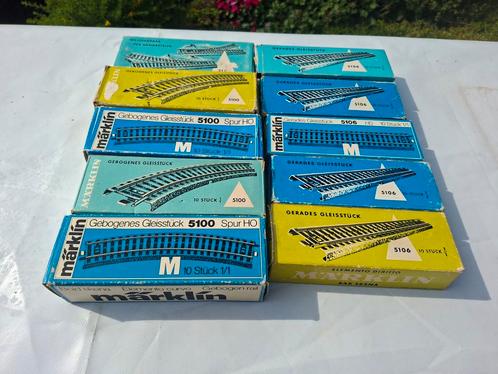 Märklin M Rails - 5106, 5100, 5121 - Originele Verpakking, Hobby en Vrije tijd, Modeltreinen | H0, Gebruikt, Rails, Märklin, Analoog