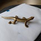 Massief koperen/ messing salamander, Antiek en Kunst, Antiek | Koper en Brons, Ophalen of Verzenden