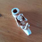 Klei Pijp met Figuur - Handgemaakt, Antiek en Kunst, Ophalen of Verzenden