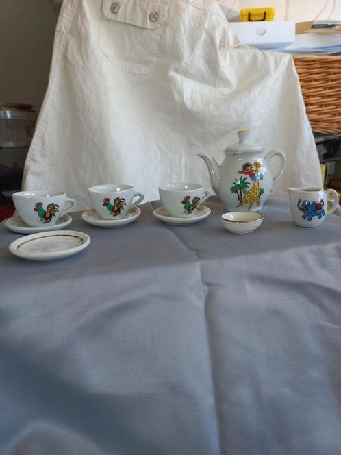 Vintage Kinderservies met Dierenmotief, Diversen, Sinterklaas, Ophalen of Verzenden
