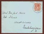 Envelop uit Velp (Gld. naar Enkhuizen - 1931 (pst.st. Velp), Postzegels en Munten, Ophalen of Verzenden, Envelop