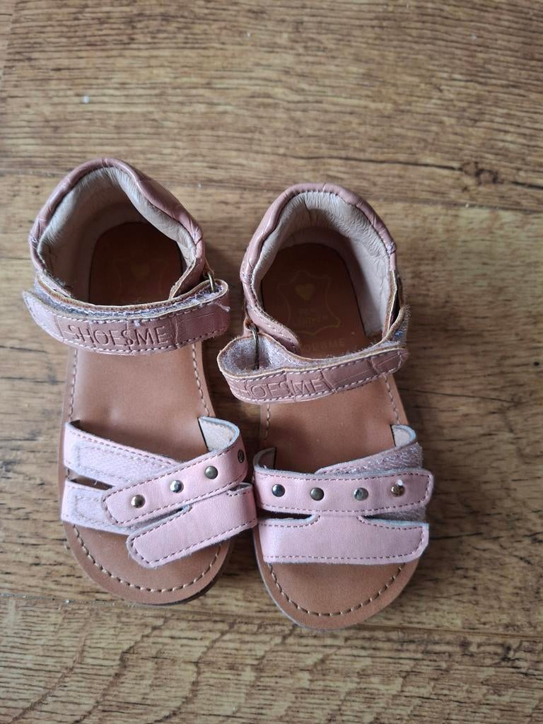 Lederen kindersandalen maat 24 - Zo goed als nieuw!, Schoentjes, Meisje, Ophalen of Verzenden, Zo goed als nieuw