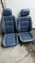 BMW E36 lederen stoelen blauw, Auto-onderdelen, Interieur en Bekleding, Ophalen, Gebruikt, Universele onderdelen