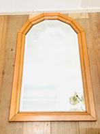 Houten Spiegel met Afgeschuinde Randen, Antiek en Kunst, Ophalen of Verzenden, Overige vormen, 50 tot 100 cm, 100 tot 150 cm