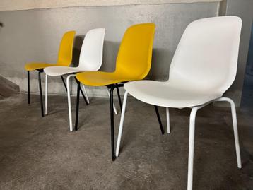 IKEA LIDÅS eetkamerstoelen wit & geel — set van 8 beschikbaar voor biedingen