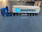 Tamiya RTR ScaniaR620 + MFC01+container trailer+verlichting, Hobby en Vrije tijd, Ophalen, Zo goed als nieuw, Elektro, Auto onroad