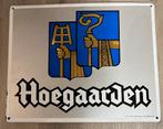 Emaille Bord Hoegaarden Bier uit 1991 50x40cm gaaf bord, Verzamelen, Merken en Reclamevoorwerpen, Ophalen of Verzenden