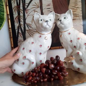 Vintage Arthur Wood Staffordshire-katten antiek , Engeland beschikbaar voor biedingen
