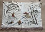 Wandkleed  vis, boom, boot, huis japan/ azie, Ophalen of Verzenden