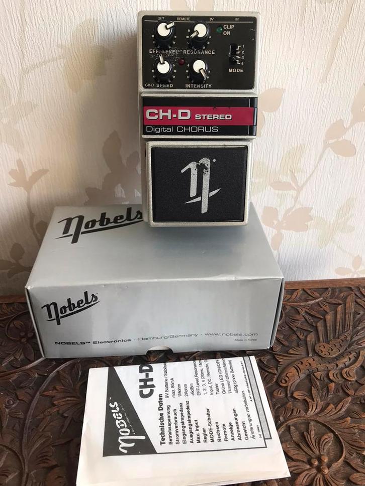 Nobels CH-D Digital Chorus - Korea - Silver - Rare, Muziek en Instrumenten, Effecten, Gebruikt, Chorus, Ophalen of Verzenden