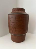Vintage handgemaakte West Germany vaas terracotta, Antiek en Kunst, Antiek | Keramiek en Aardewerk, Ophalen of Verzenden