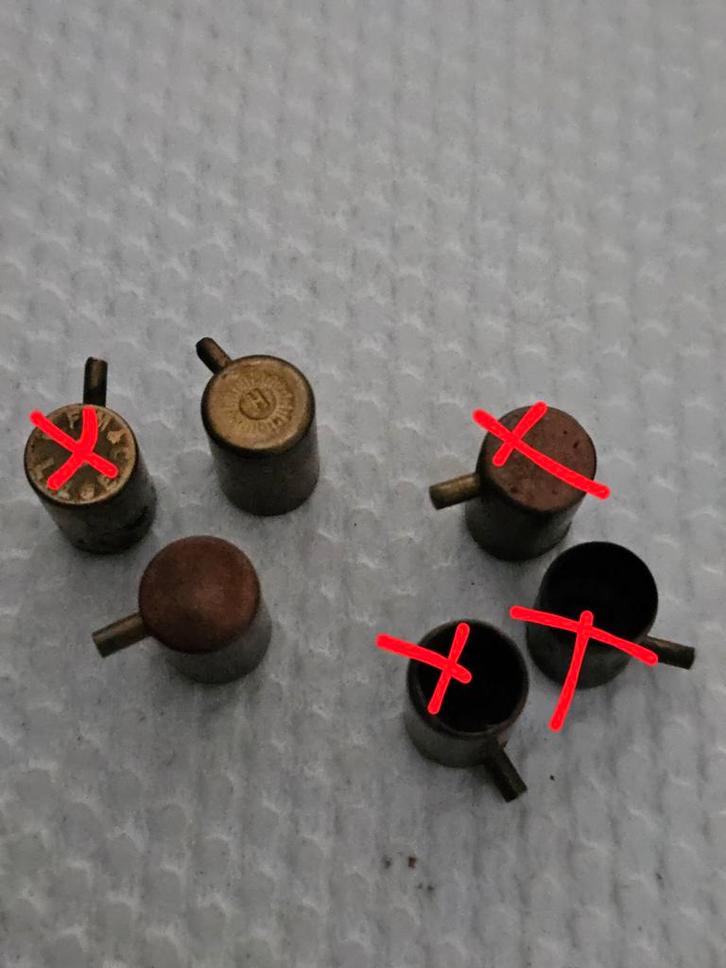 Prachtige 9 mm penvuur lege hulzen., Verzamelen, Militaria | Algemeen, Landmacht, Hulzen of Bodemvondsten, Ophalen of Verzenden