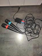 Singstar Microfoons met USB Converter, Ophalen of Verzenden, Gebruikt, Speakers of Koptelefoon