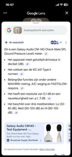 Checkmate geluidsmeter CM 140, Ophalen of Verzenden, 120 watt of meer, Front, Rear of Stereo speakers, Overige merken