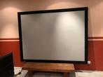 Gratis beamer projectiescherm 220 x 168 cm, Ophalen, Handmatig, Gebruikt