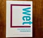 Wet Bestuur Pensioenfondsen, Ophalen of Verzenden, Zo goed als nieuw