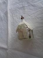 vintage glazen huisje met besneeuwd dak, Ophalen of Verzenden