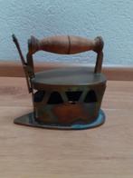 Koperen strijkijzer., Antiek en Kunst, Ophalen