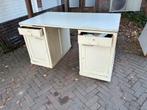 Vintage bureau 150 x 80, Huis en Inrichting, Bureaus, Ophalen, Gebruikt, Bureau