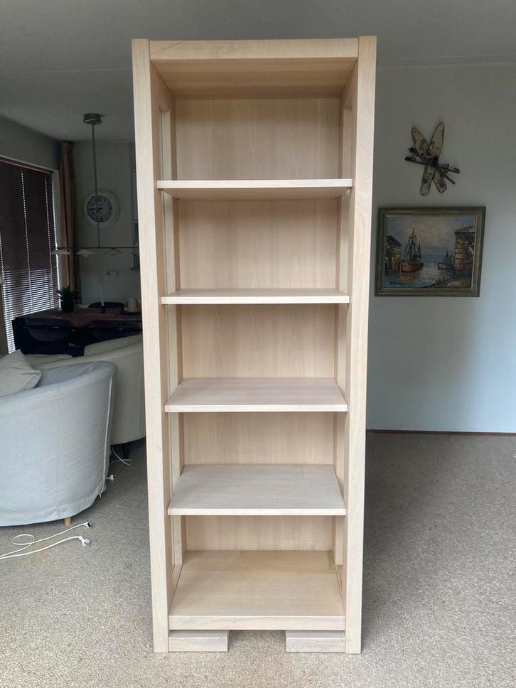 Boekenkast hout, Karel Mintjens, Huis en Inrichting, Kasten | Boekenkasten, Zo goed als nieuw, 50 tot 100 cm, 150 tot 200 cm, 25 tot 50 cm