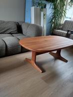 Glostrup Møbelfabriek massief tropisch houten salontafel, Japandi, Mid-Century, Gebruikt, 100 tot 150 cm, 50 tot 75 cm