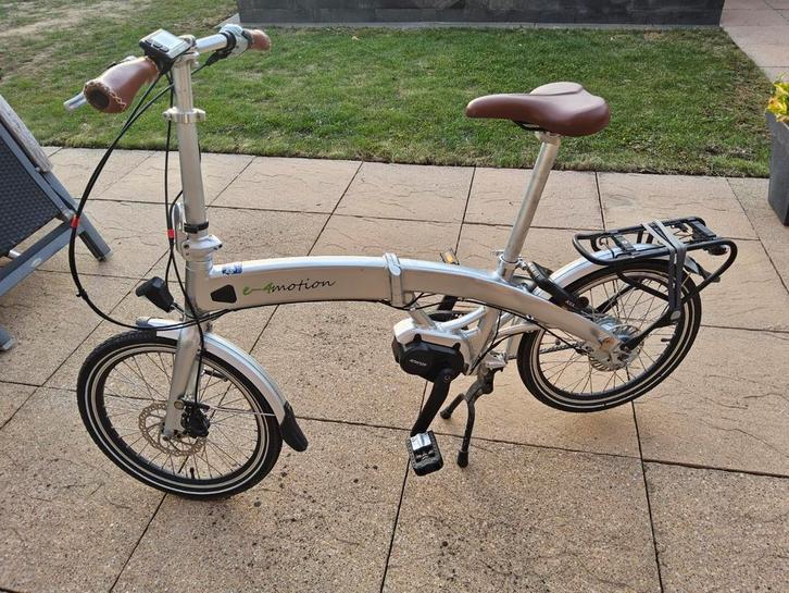 E-4 Motion Nautica Vouwfiets - Elektrisch, riemaandrijving, Fietsen en Brommers, Fietsen | Vouwfietsen, Gebruikt, Overige merken