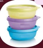 Tupperware ruimteschaaltjes 300ml, set van 3, nieuw, Huis en Inrichting, Keuken | Tupperware, Ophalen of Verzenden, Nieuw, Overige typen