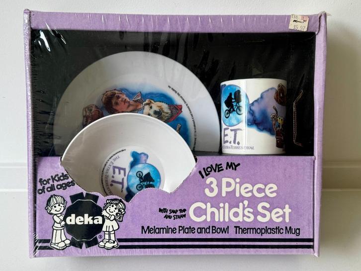 E.T: The Extra-Terrestrial, 1982 servies set, nieuw in doos, Verzamelen, Speelgoed, Nieuw, Ophalen of Verzenden