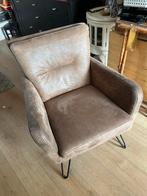 Bruine stoel, Ophalen, Gebruikt, Minder dan 75 cm, Leer