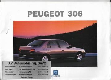 Uitgebreide brochure PEUGEOT 306, 1995 (NL). beschikbaar voor biedingen