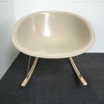 Pedrali Gliss Swing 350 Design Schommelstoel | Beige, Kunststof, Gebruikt, 75 tot 100 cm, Ophalen of Verzenden