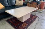 Tafel Prachtige Travertine salontafel uit de jaren 60., Ophalen of Verzenden