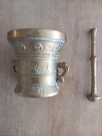 antieke koperen vijzel met stamper, Antiek en Kunst, Antiek | Koper en Brons, Ophalen
