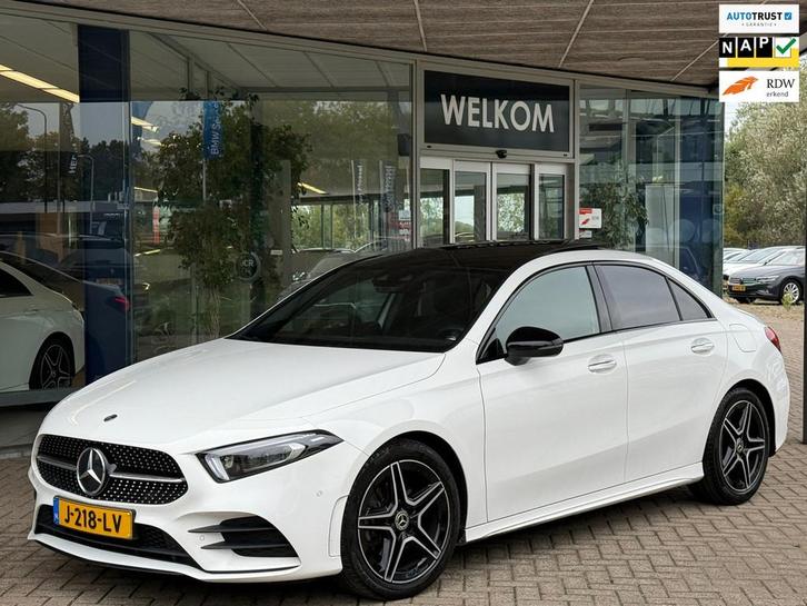 Mercedes-Benz A-klasse 200 AMG Night Pano|Sfeer|Dodehoek|Mem, Auto's, Mercedes-Benz, Bedrijf, Te koop, A-Klasse, ABS, Achteruitrijcamera