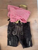 Orginele lederhosen met shirt maat M, Kleding | Heren, Ophalen, Zo goed als nieuw